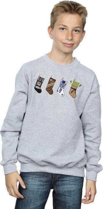 Actual product image Star Wars Boys Christmas Stockings Sweatshirt (152, 158)