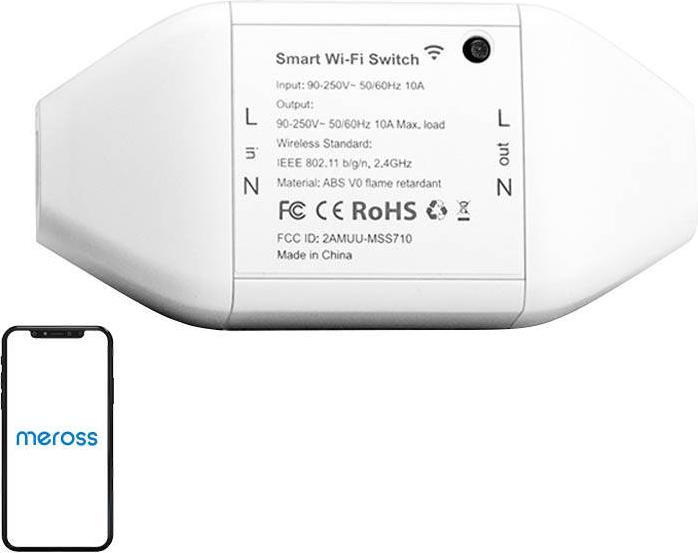 Image du produit Meross Commutateur Wi-Fi intelligent