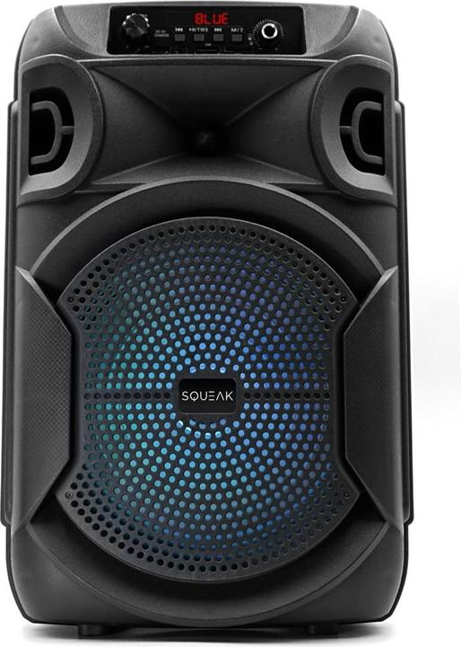 Actual product image Squeak Głośnik Karaoke Pulsetower Bluetooth 5.3 Radio Fm Microsd Aux USB Sq1006 (7 h, Rechargeable battery operated)