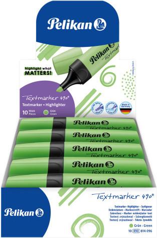 Produktbild Pelikan Textmarker 490 1-5mm grün (AAU761, 5 mm, 10 x)