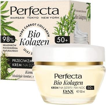 Immagine prodotto PERFECTA Bio Kolagen 50+ przeciwzmarszczkowy krem na dzień i na noc 50ml (50 ml, Crema 24h)