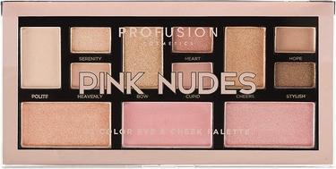 Immagine prodotto Profusion Cosmetics Mini Artistry 12 Shade Eye & Cheek Palette Rosa Nudes (Nudi rosa)