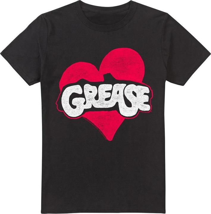 Actual product image Grease Mens Heart T-Shirt (XL)