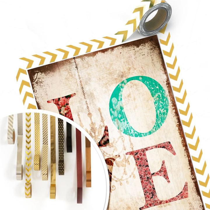 Actual product image Trenddeko Love - Vintage (70 x 100 cm)