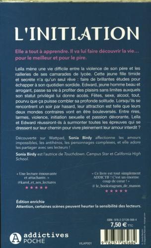 Immagine prodotto L'initiation (Francese, Birdy Sonia, 2023)