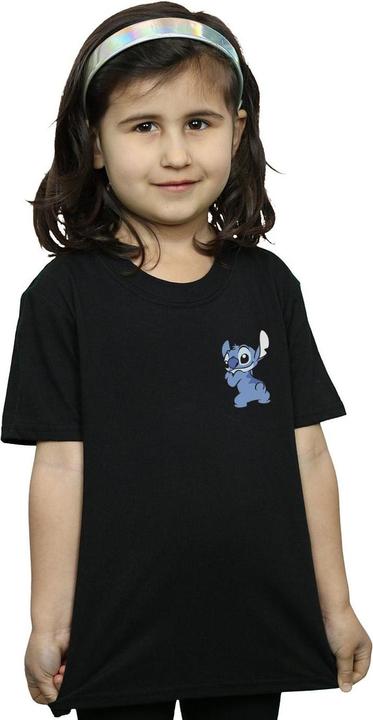 Image du produit Disney - T-shirt LILO AND STITCH STITCH BACKSIDE BREAST PRINT - Fille (140, 146)