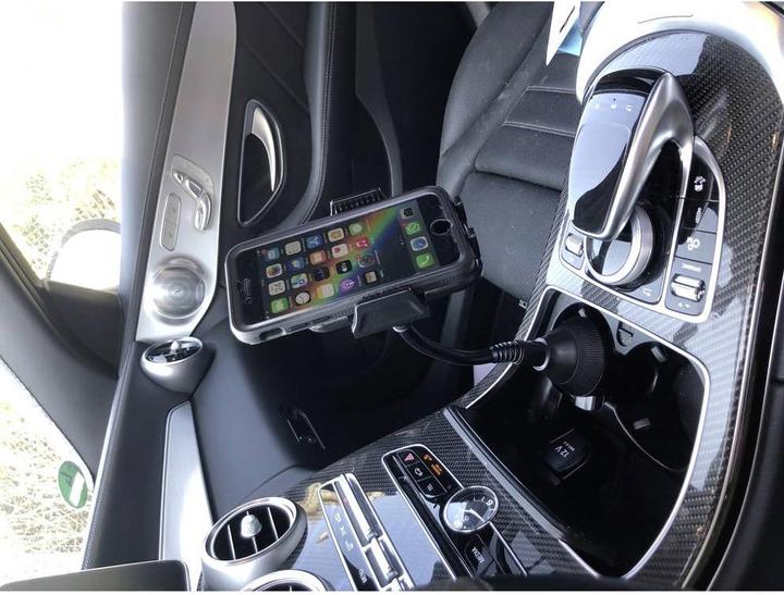 Image du produit IWH Porte-gobelet Support pour appareil mobile/voiture pivotant à 360
