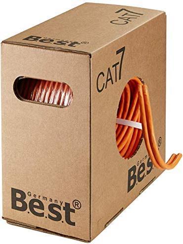 Produktbild B.E.S.T Germany CAT 7 Verlegekabel 100m 1000Mhz S/FTP (S/FTP, CAT7, 100 m)