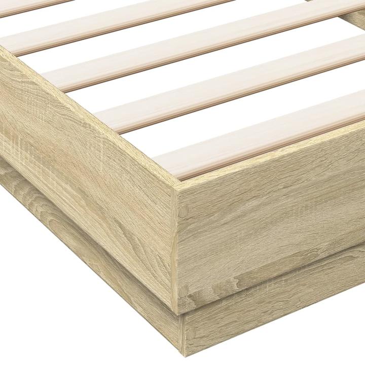 Produktbild VidaXL Bettgestell mit LED (90 x 200 cm)