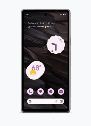 Actual product image Google Pixel 7a (128 GB, Charcoal, 6.10", SIM + eSIM, 64 Mpx, 5G)