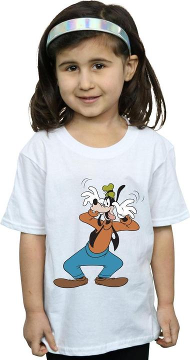 Actual product image Disney Girls Crazy Goofy Cotton T-Shirt (140, 146)