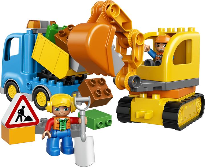 Actual product image LEGO excavator truck (10812)