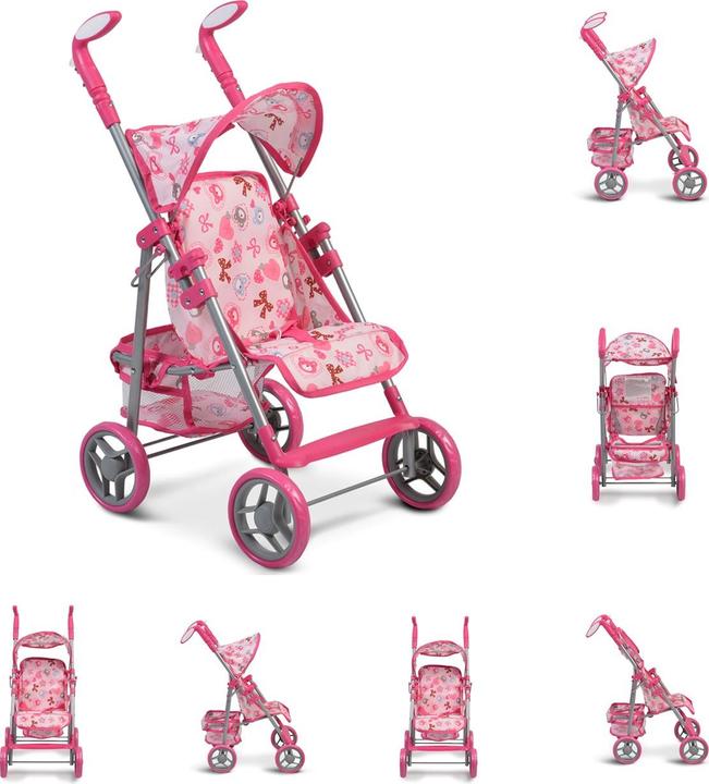 Produktbild Moni Puppenwagen Flower Garden