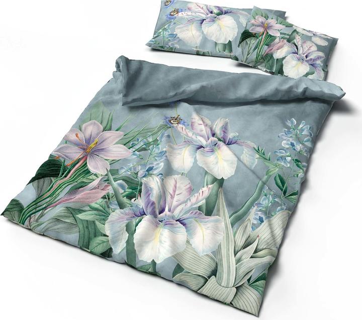 Actual product image Lotus Bettwaren Création Bed Linen Satin Iris (Pillowcase, 50 x 70 cm)