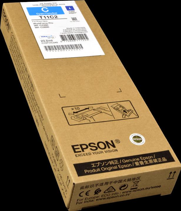 Actual product image Epson WF-C53xx/WF-C58xx Series Ink Cartridge L Cyan 3,000 pages (C)