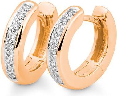 Produktbild Breuning Creolen - BRILL. 0,16 Ct. H/si (585, - Gold)