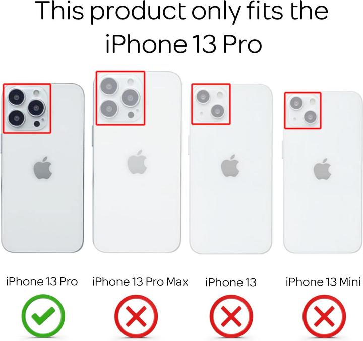 Produktbild Nalia Klare Glitzer Silikon Hülle (Apple iPhone 13 Pro)