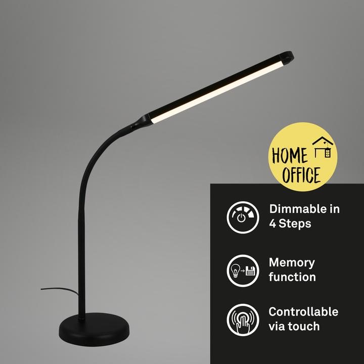 Produktbild Briloner LED Tischleuchte, schwarz, 1xLED-Platine/6W (600 lm)