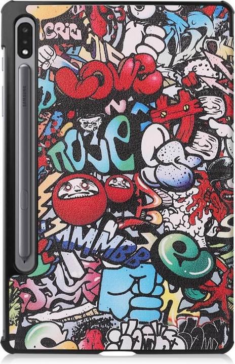 Actual product image Cover-Discount Galaxy Tab S9 - Tri-fold Smart Case Comics (Galaxy Tab S9)