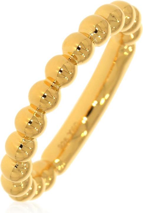 Actual product image Xen Ring ball design gold plated (52, 925 Silver)