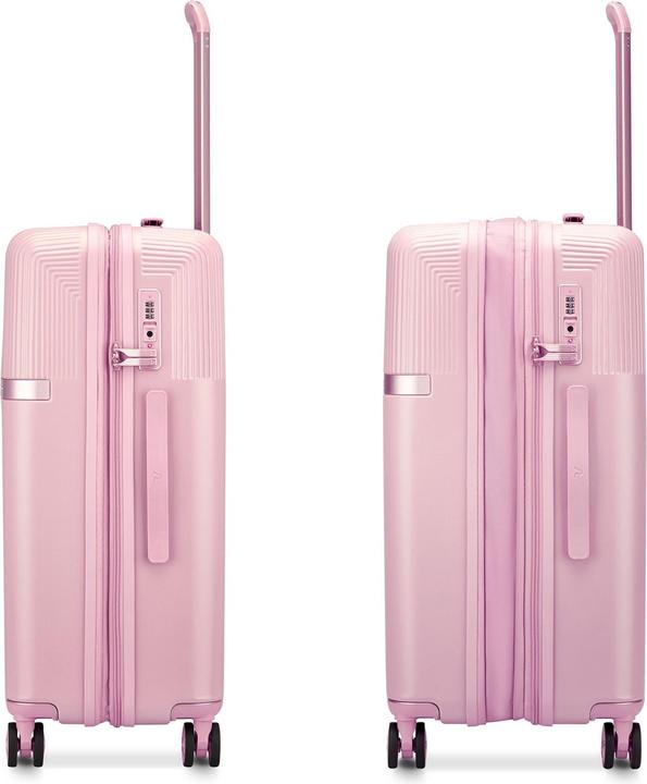 Actual product image Roncato Airglam 4-wheel suitcase set 3-piece with expansion fold (236 l, XL (from 140l))