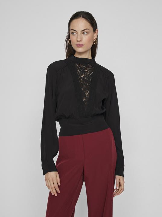 Actual product image Vila High Neck Top with Long Sleeves (34)