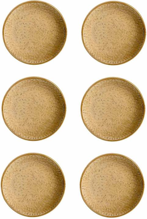 Leonardo Breakfast & dessert plates Matera 6 pieces, Sand (6 x, 16 cm)
