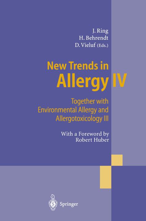 Produktbild New Trends in Allergy IV (Heidrun Behrendt, Dieter Vieluf, Johannes Ring, 2012)