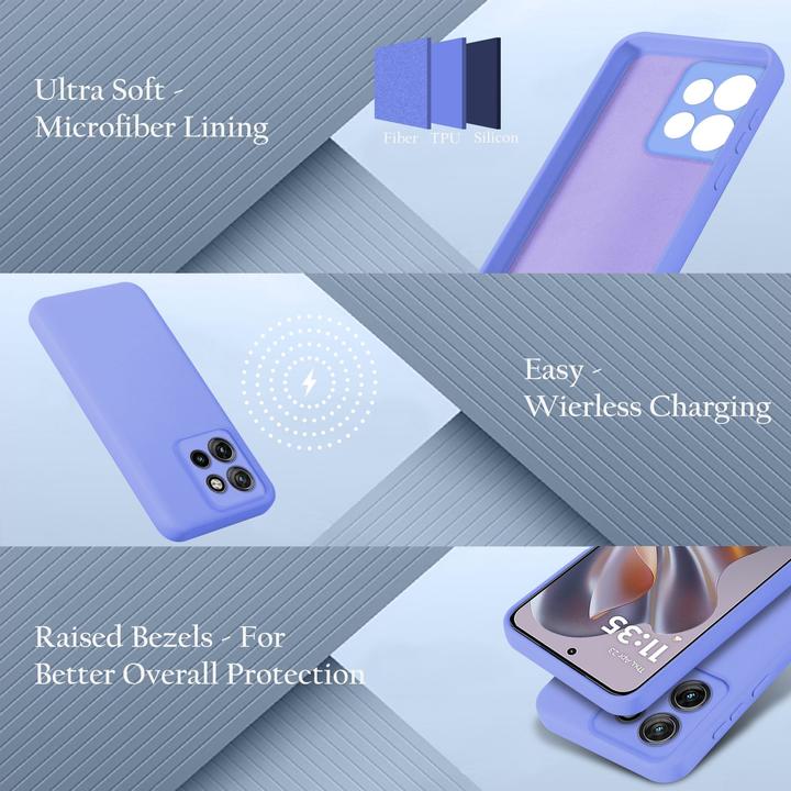 Produktbild Cadorabo Hülle für Motorola Moto Edge 50 Neo im Liquid Case Design (Motorola Edge 50 Neo)