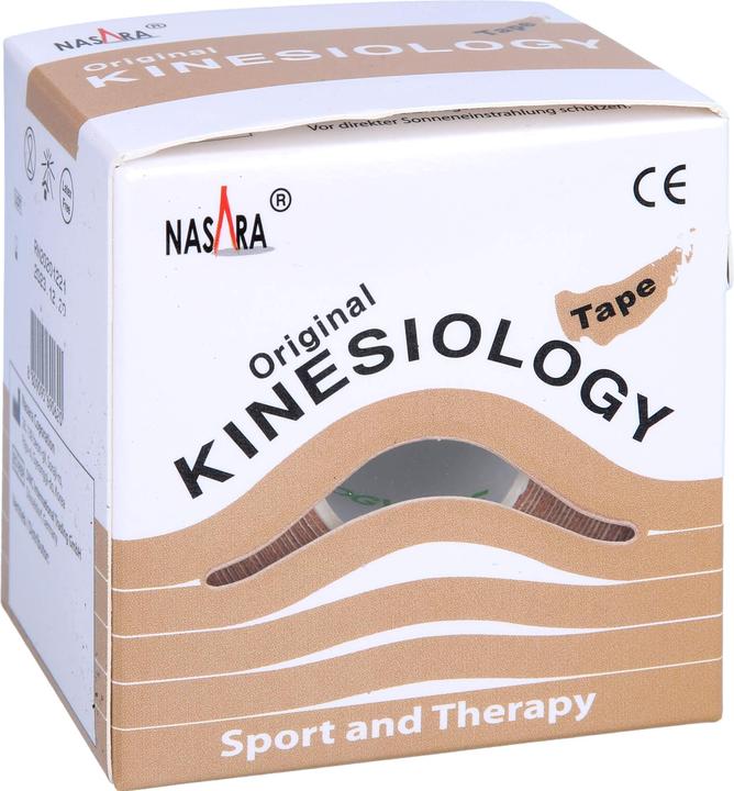 Immagine prodotto Mikros NASARA Nastro kinesiologico beige 5cmx5m, 1 pz PFL (5 m)