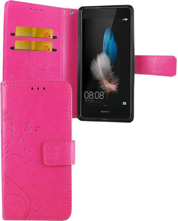 Produktbild König Design Hülle Handy Schutz für Huawei P8 Lite Case Cover Tasche Wallet Etui Handyhülle (Huawei P8 Lite)