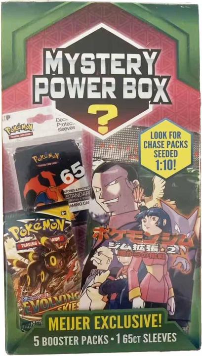 Actual product image Pokémon TCG: Meijer Exclusive! Mystery Power Box 2023 - EN (English, Box Set & Collection)