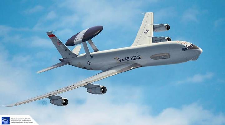 Immagine prodotto Academy Modello in plastica USAF E-3G Sentry AWACS 1:144