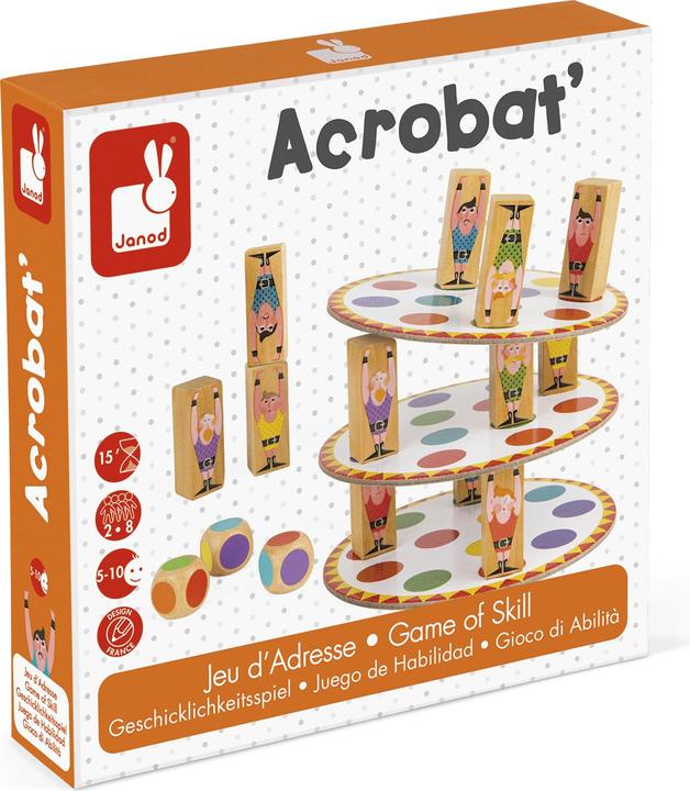 Actual product image Janod Skill game Acrobat (German, French)