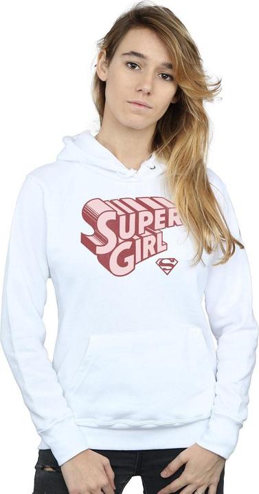 Image du produit - Sweat à capuche SUPERGIRL RETRO LOGO - Femme (XL)