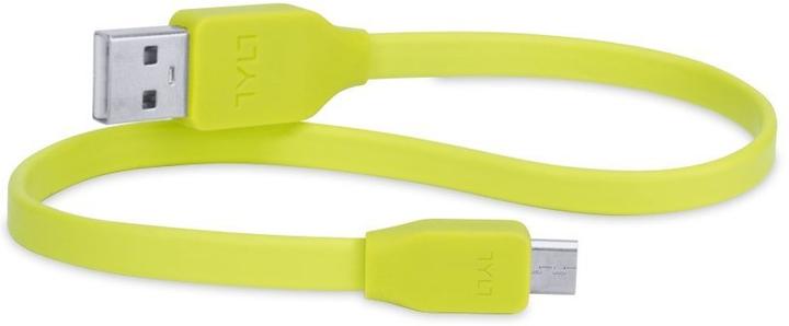 Produktbild Tylt Syncable Micro-USB auf USB Kabel, 30cm - grün (0.30 m, USB 3.0)