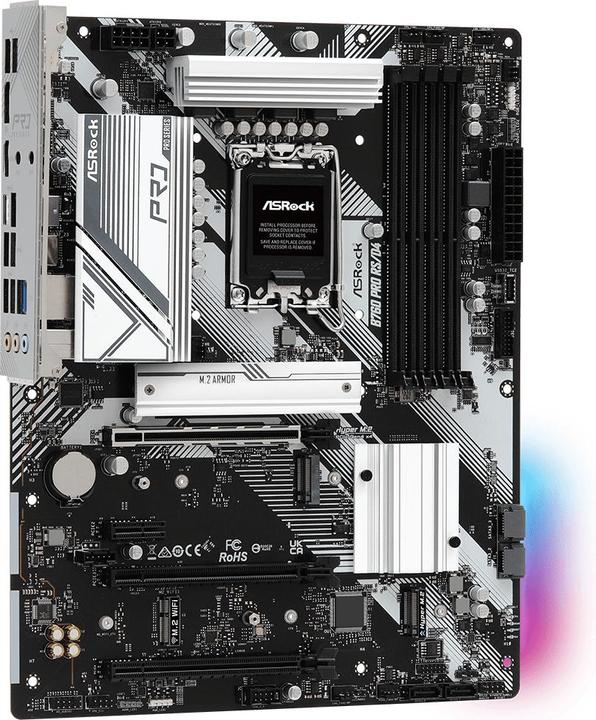 Actual product image AsRock MB Intel 1700 B760 PRO RS/D4 (LGA 1700, Intel B760, ATX)