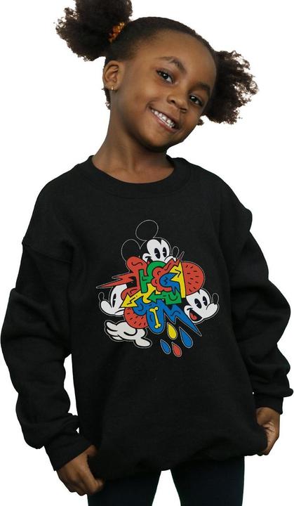 Produktbild Disney Mickey Mouse Vintage Arrows Sweatshirt Mädchen (152, 158)