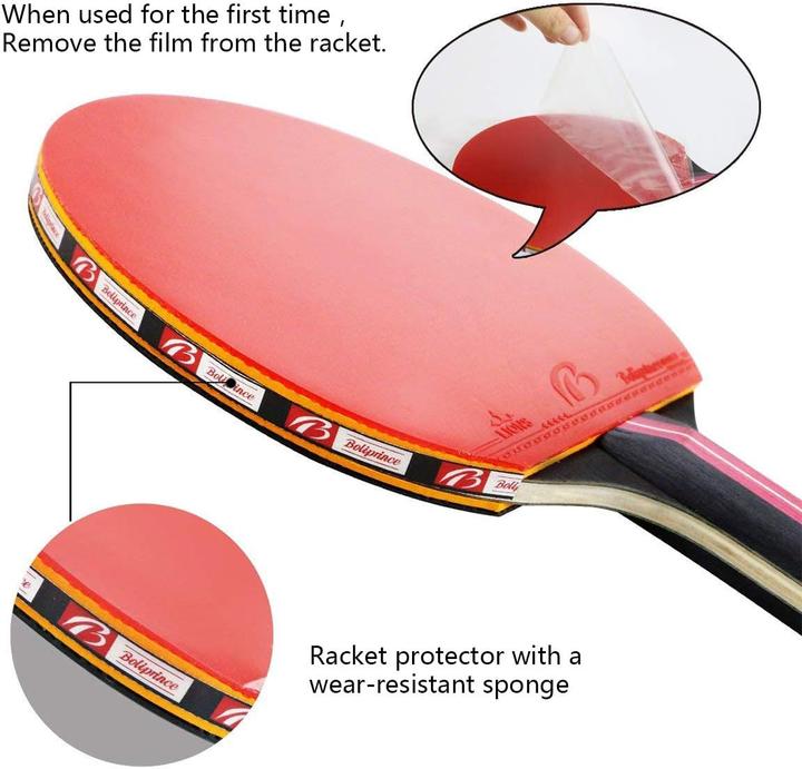 Image du produit Tencoz 4 Tischtennisschläger mit Tischtennisbällen