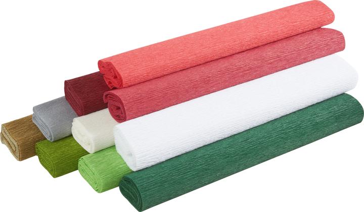 Actual product image Werola Lia Griffith, Florist's Crepe "Winter Garden", 10 rolls (10 x)
