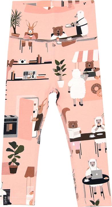 Hebe Leggings mit hohem Bund und Tierdruck