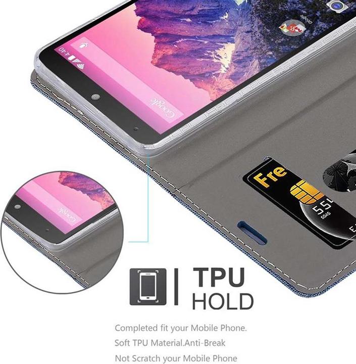 Productafbeelding Cadorabo Boek Jeans Optiek Cover (LG Nexus 5)