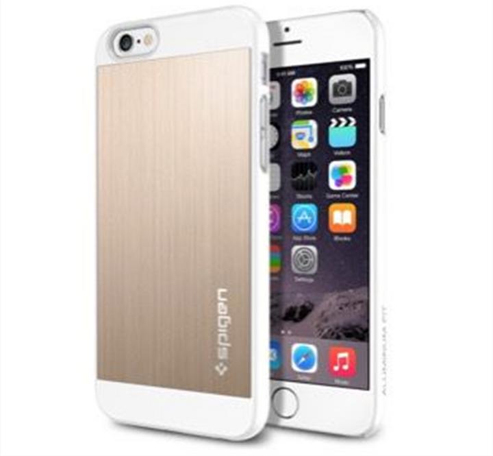Immagine prodotto Spigen Custodia in alluminio per iPhone 6/6S (4.7") Champagne Gold (Apple iPhone 6)