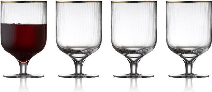 Immagine prodotto Lyngby 30 cl - Vetro - Trasparente/bordo sagomato (30 cl, 4 Occhiali, Set di bicchieri da vino)