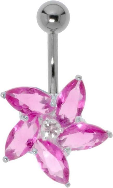 Produktbild Bijouteria Bauchpiercing (Edelstahl, Silber 925, Zirkonia)