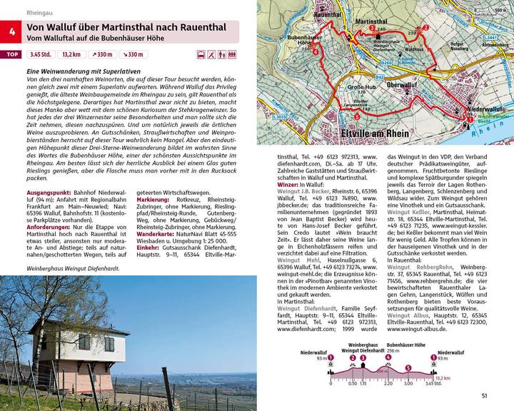 Actual product image Wandern und Wein - Rheingau – Rheinhessen mit Bergstrasse (German, Gerhard Heimler, Albrecht Ritter, 2024)