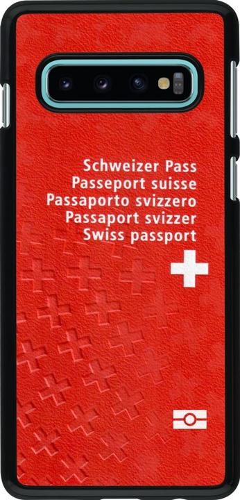Actual product image PhoneLook Coque Swiss Passport (Samsung Galaxy S10)