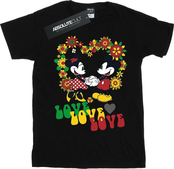 Produktbild Disney Mickey And Minnie Mouse Hippie Love TShirt (L)