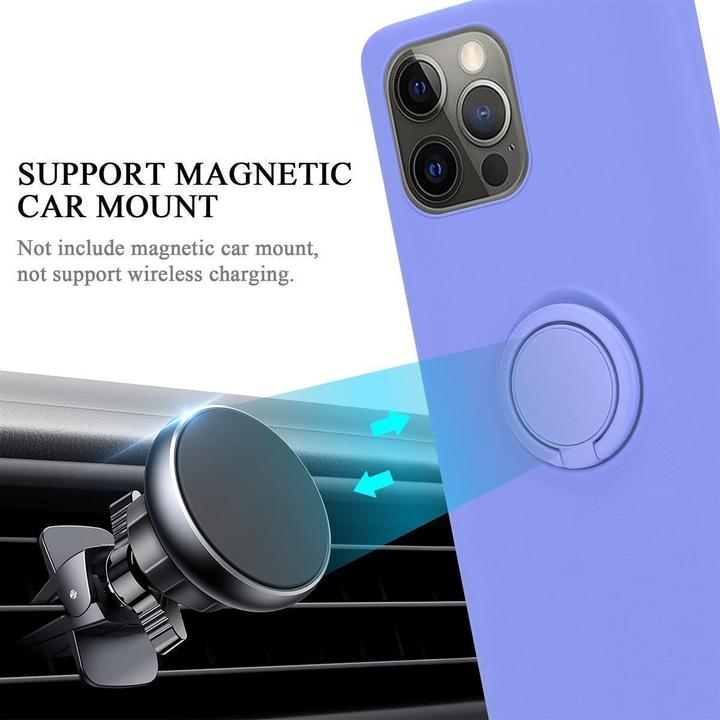 Actual product image Cadorabo TPU Liquid Ring Silicone Case Cover (Realme 12 Pro+, Apple iPhone 12)