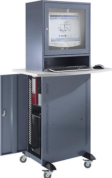 Image du produit eurokraft basic Armoire pour ordinateur (60 cm, 163.80 cm)